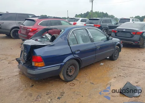 1996 Toyota Tercel Dx из США, поврежденный, VIN JT2BC52L8T7048905